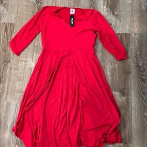 Bright Red Curie NWT Agnes and Dora
